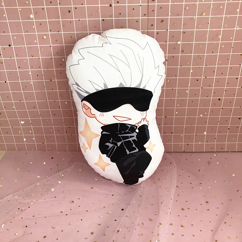 10cm Anime Jujutsu Kaisen Plush Pillow Cute Jujutsu Kaisen Gojo Satoru Doll Toys Jujutsu Kaisen Soft Stuffed Toys