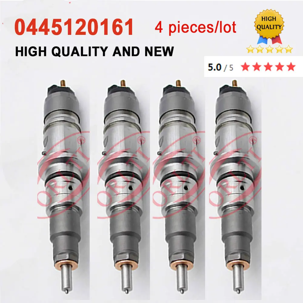 

4PCS HIGH QUALITY AND NEW DIESEL FUEL INJECTOR 0445120161, 0445120204, 0445120267, 4988835, BH1X-9K526-CA