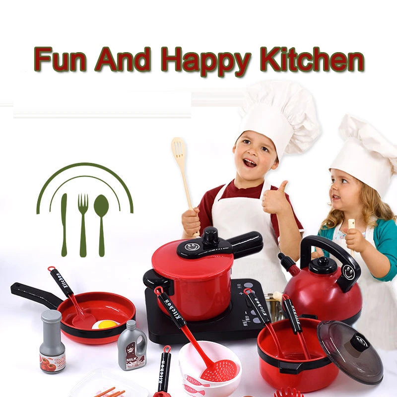 

11-56pcs Children Mini Kitchen Toys Set Cookware Pot Pan Kids Pretend Cook Play Game Simulation Kitchenware Utensils Toys Gift