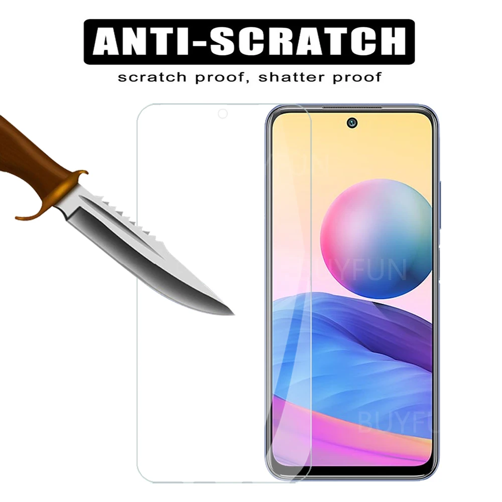 2pcs Tempered Glass For Xiaomi Redmi Note 10 5G HD Screen Protector For xiomi redmi note 10 5g 10pro Clear Protection Film Glass