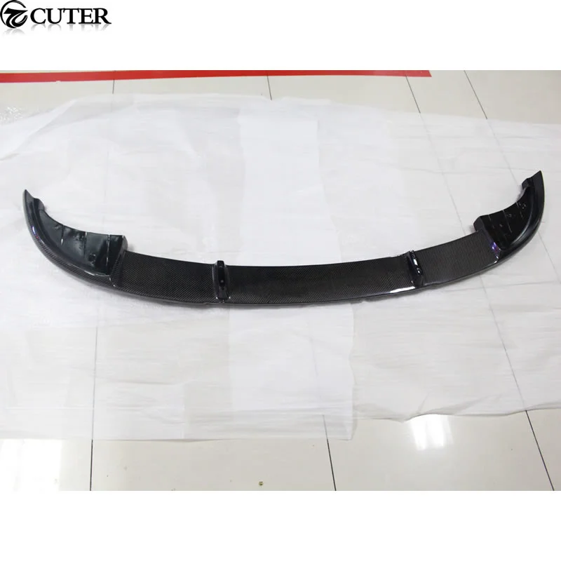 F10 M5 h Style Carbon Fiber Lip Spoiler Auto Car Front Bumper Lips for Bmw F10 Standard Bumper 12-13