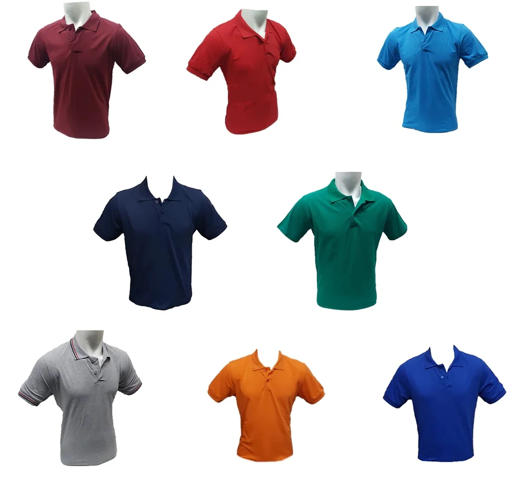 Polo Collar Tshirt (Openet Fabric) * 8 Different Color Option For With message.