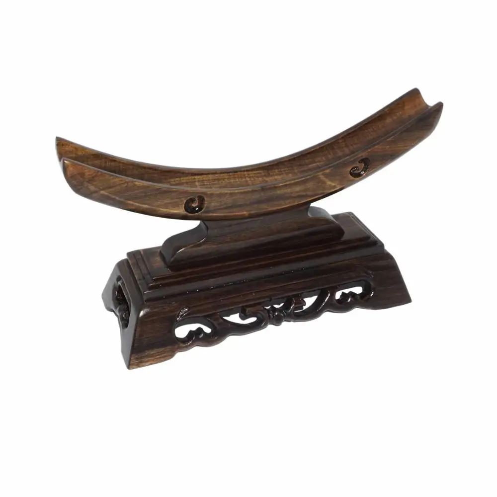 

Sword Stand Solid Wood Sword Display Katana Stand Holder Crescent Shape for General Swords