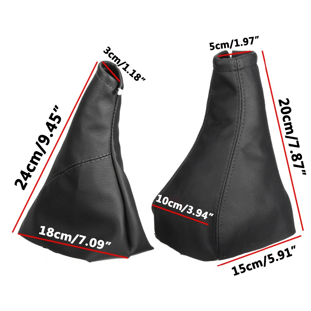 PU Leather Handbrake Gear Gaiter Shift Gaitor Cover For Opel/Vauxhall Corsa B /Astra F/Combo Car Accessories