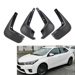 4x Car Mud Flaps Mud Flap Splash Guard Mudguards Black For Toyota Corolla 2014 2015 2016 2017 2018 SEDAN