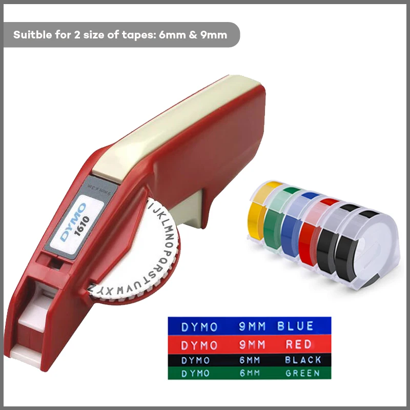 Dymo 1610 manual label maker for 3D embossing plastic 1610 manual
