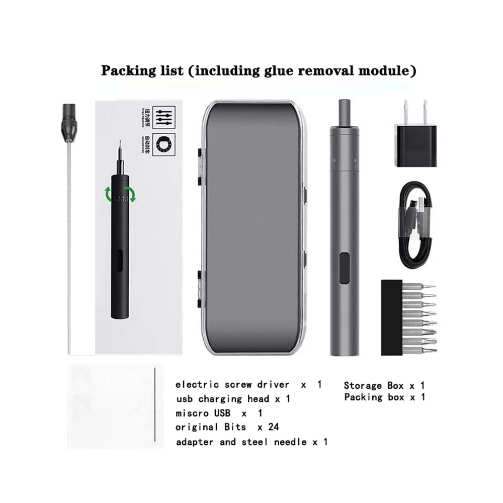 

Precision Electric Screwdriver Set for Phone Laptop Camera Watch Magnetic Multifuctional Screwdriver