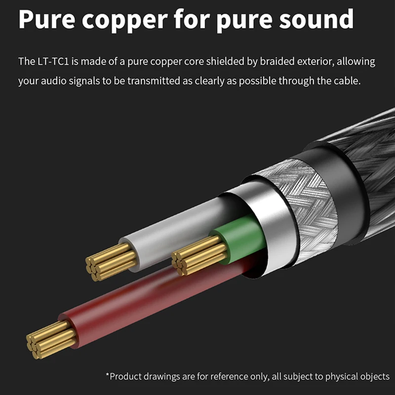 Кабель для зарядки и передачи данных FiiO LT-TC1 Type-C для M15/M11/M5/M6/BTR5/BTR3, усилитель музыкального MP3-плеера