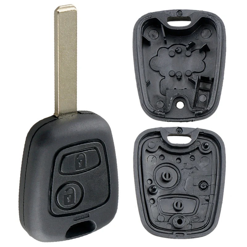 

Car Key Shell Case Replacement 2 Buttons Car Remote Key Shell with 307 Blade Fit for Peugeot Partner Expert Boxer 206