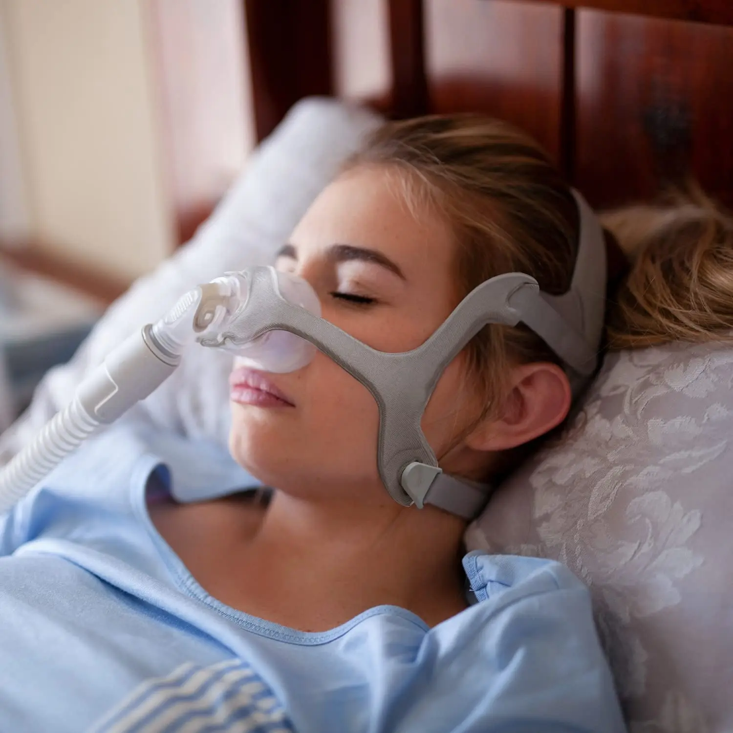 Wisp Nasal Mask Fabric Frame Original Comfortable Cushion Frame for Wisp Cpap Mask Without Headgear Sleep Apnea