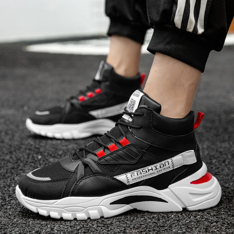 Zapatillas de correr de alta calidad para hombre, zapatos transpirables de tendencia para exteriores, informales, versión coreana, novedad de otoño, 2020