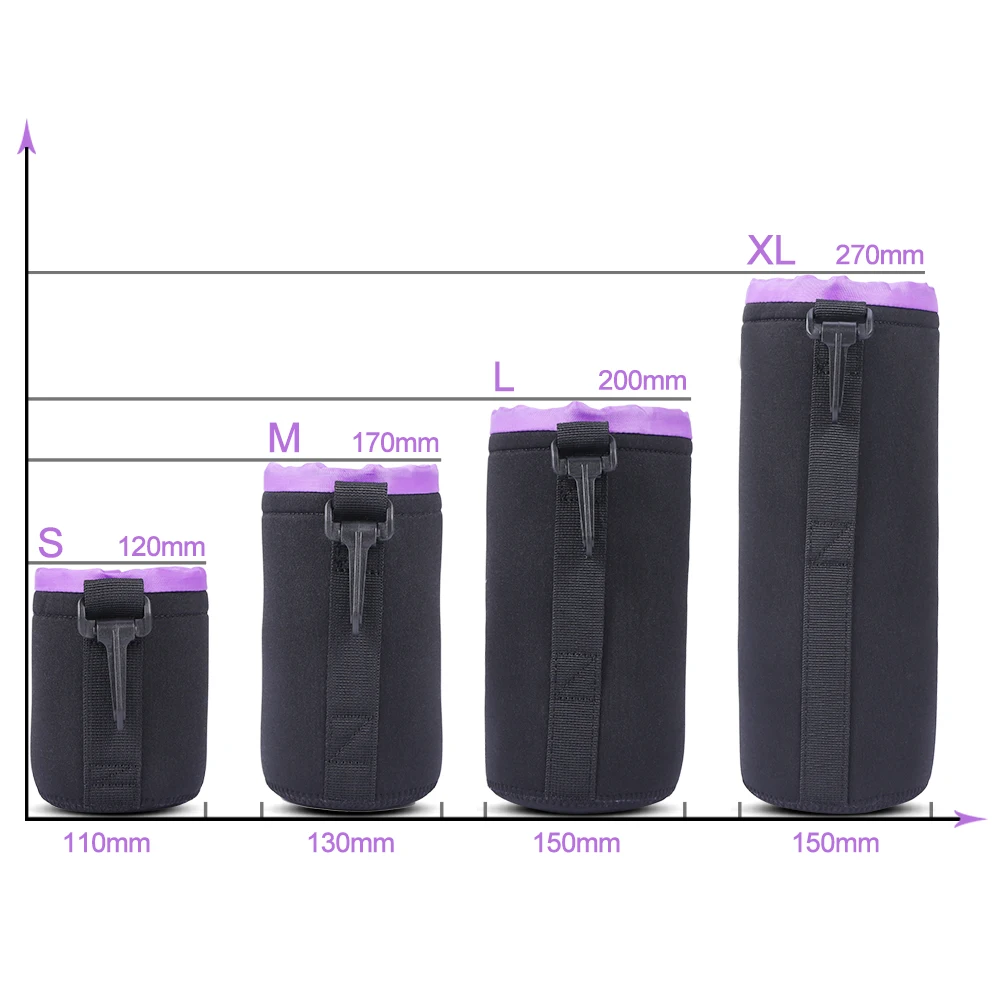 SLR مجموعة الكاميرا عدسة الحقيبة حقيبة واقية تحمل يده الرباط صدمات لينة عناصر الكاميرا ل النيوبرين