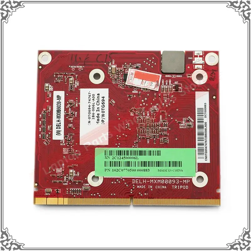 Original HD 5470M HD5470M HD5470 1GB 512MB Graphic Card For DELL 109-C07731-00 Display Video Card GPU Replacement Tested Working