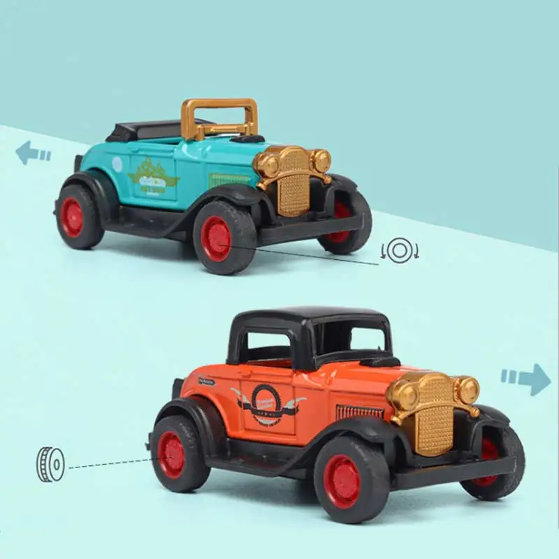 Children Classic Alloy Pull Back Car 3 Year Kid Educational City Trucks 1:32 Simulation Model Game Toys for Boys Gifts