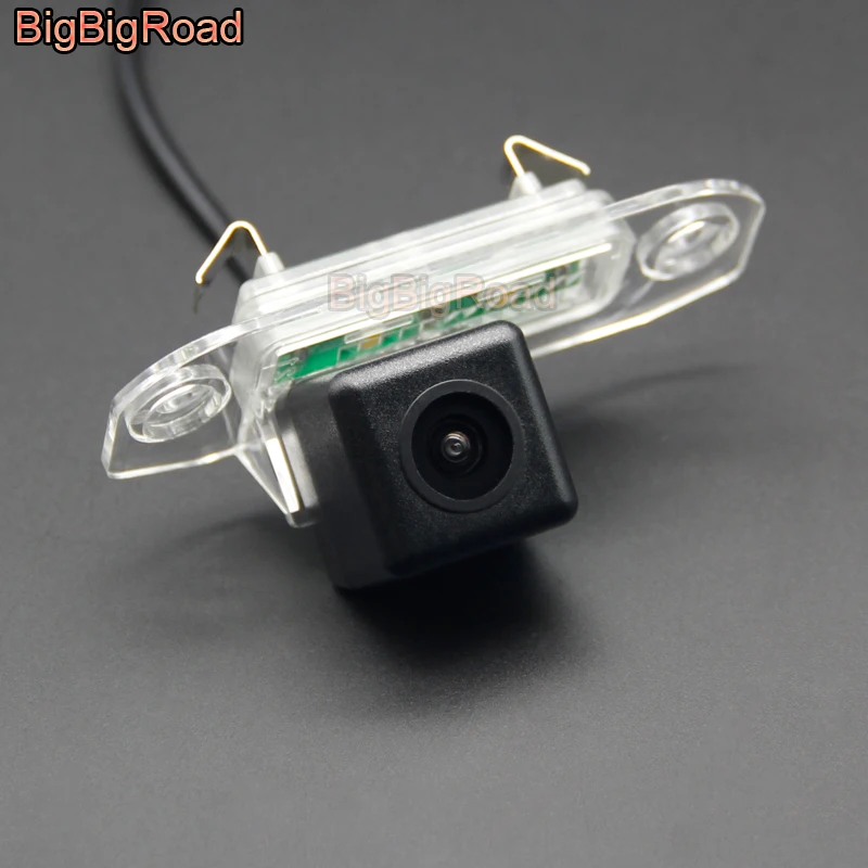 

BigBigRoad Car Rear View Reverse Camera For Volvo XC60 S60 S60L 2009~2015 S80 S80L 2012 2013 2014 Parking Original Screen Camera