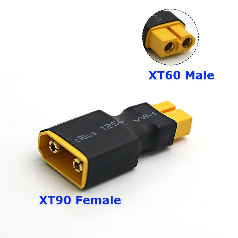 2er-Set Adapter XT30 XT60 XT90 Traxxas T-Stecker Deans EC5 EC3 Buchse auf Stecker HXT 4MM Steckverbinder RC Lipo Akku Steuerungsteile DIY – Detail 39