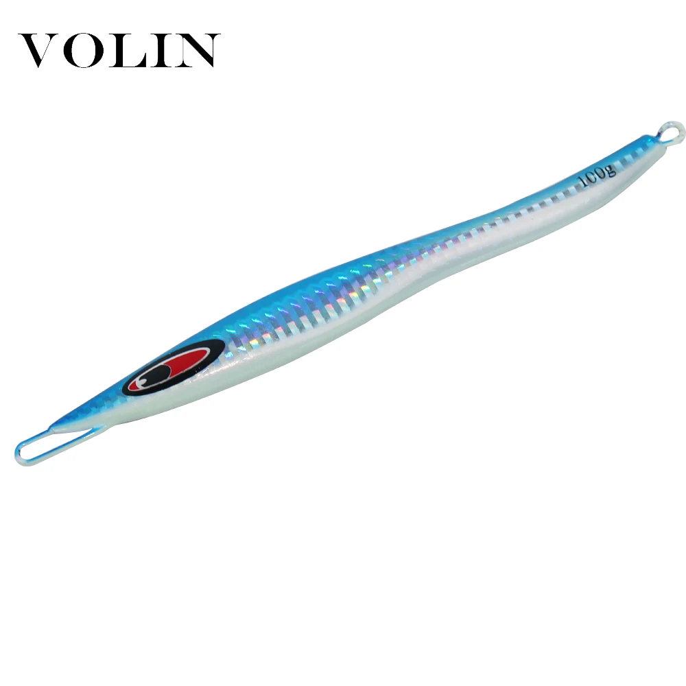 VOLIN NEW Metal Jigs Fishing Lure 100g 150g Sinking Hard Bait Speed Artificial Bait Deep Sea Fishing Lure Fishing Tackle