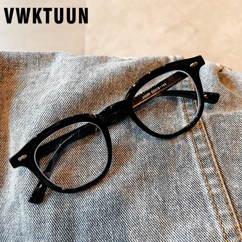 

VWKTUUN ранняя оправа для женщин и мужчин, очки с защитой от синего света, оптические оправы для очков, винтажные очки для компьютерного чтения