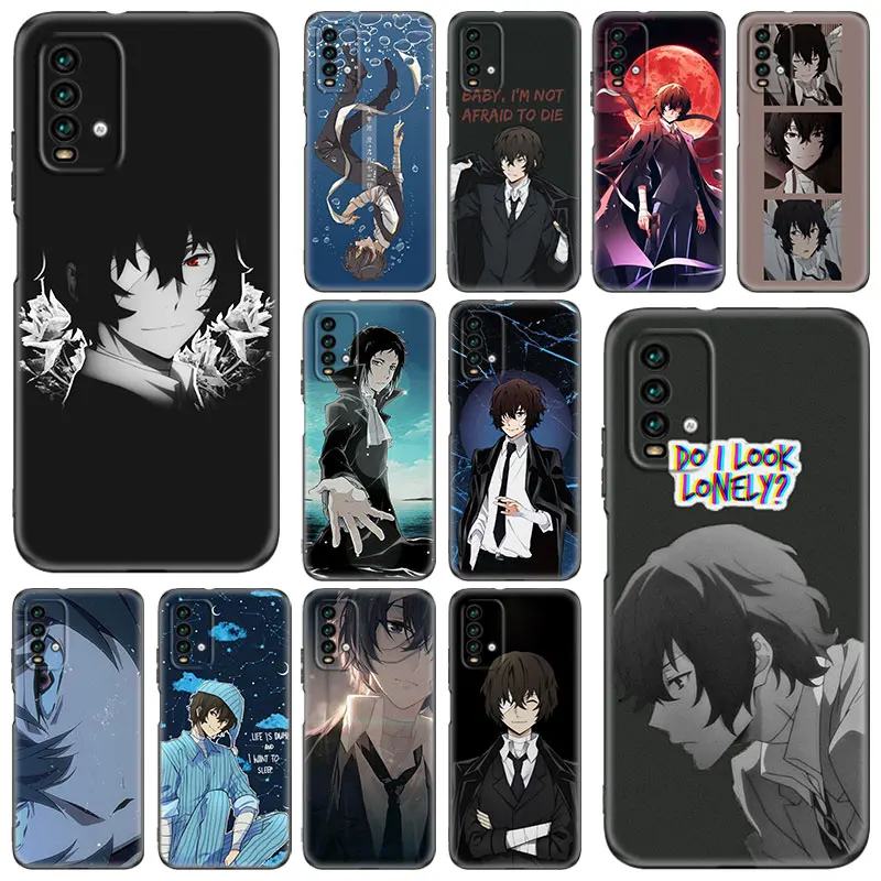 Anime Bungou Stray Dogs Dazai Osamu Silicone Case For Xiaomi Redmi Note 10 9 Pro Max 10s 9s 8 8A 7 Pro 9 9C 9A 9T 10T Cover