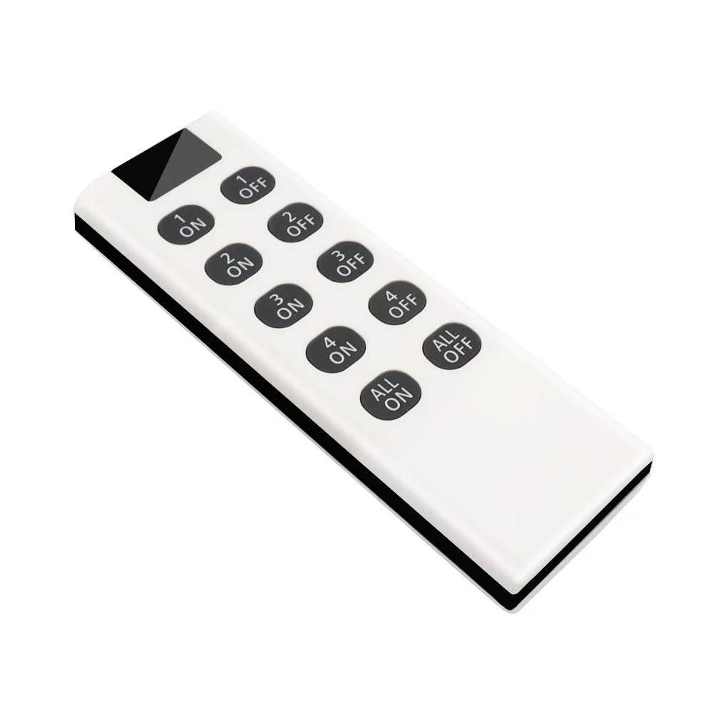 433 Mhz Universal Wireless Remote Control 1527 Learning Code Transmitter Gate Garage Door 10 Buttons Light Controller