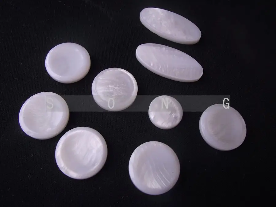 

2set=18pcs Saxophone real mother of pearl key buttons inlays