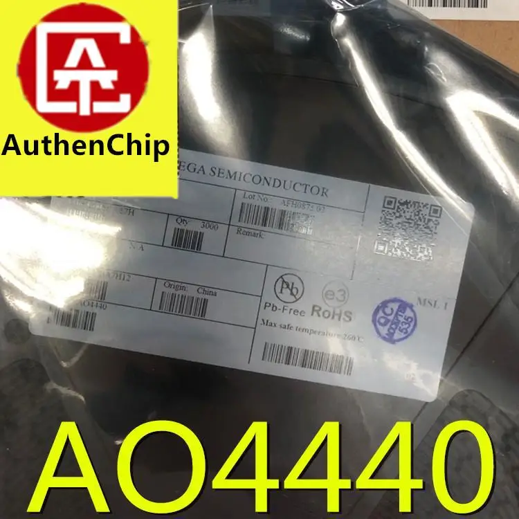 10個100% 元祖新株式AO4440 4440 smd sop-8 nチャネル60v 5A mos電界効果チューブ