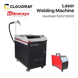 Ultrarayc 1080nm Laser Welding Machine 1000W 1500W Handheld Raycus Laser 220V 50Hz + Auto-Wire Feeder for Metal Butt Spot Weling