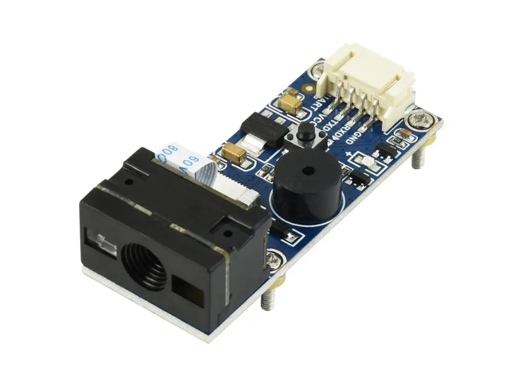 

Waveshare Barcode Scanner Module small 1D/2D Codes Reader Decode the Barcode or 2D code on paper or screen USB UART interface