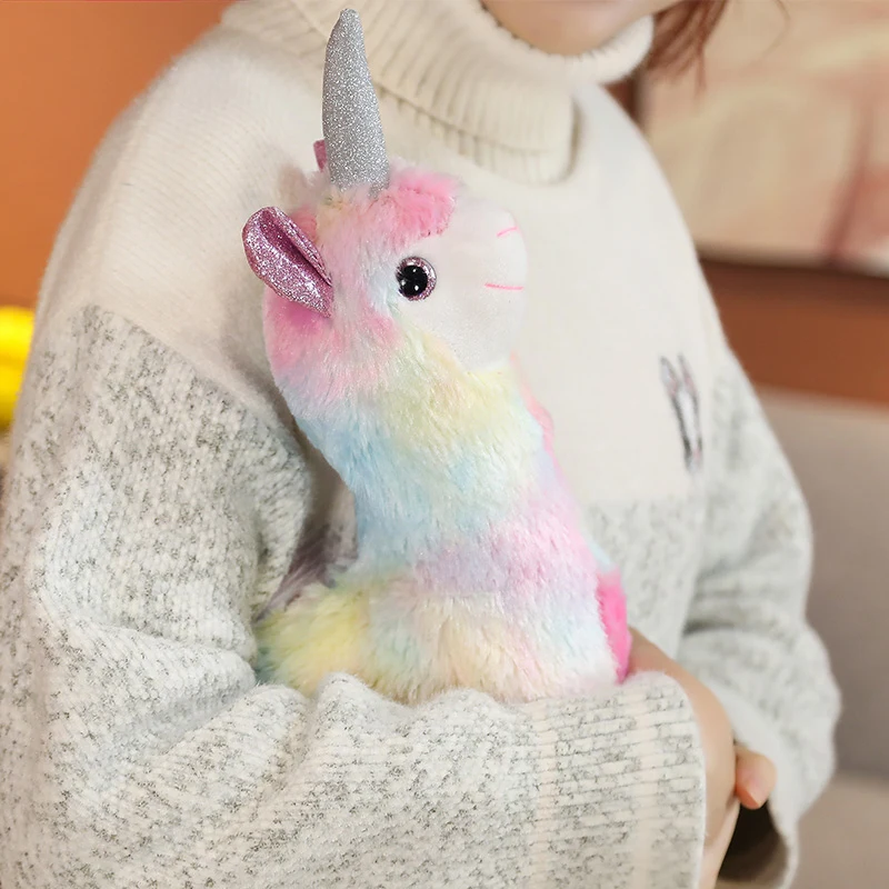 Nieuwe Eenhoorn Alpaca Variant Pluche Pop Leuke Knuffel Innovatie Kawaii Sturen Kinderen Vriendinnen Kerst Verjaardag Geschenken