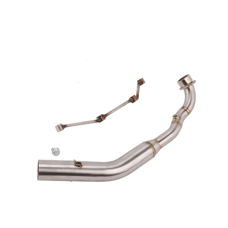 Slip for Kymco Xciting 400 Motorcycle Exhaust System Front Link Pipe Exhaust Tip Muffler Tail Pipe with DB Killer Silencer
