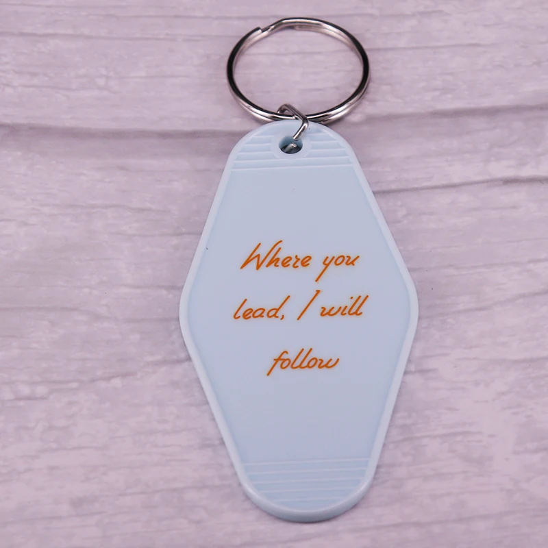 Dragonfly Inn Keytag Inspired by Gilmore Girls TV Show Back text \