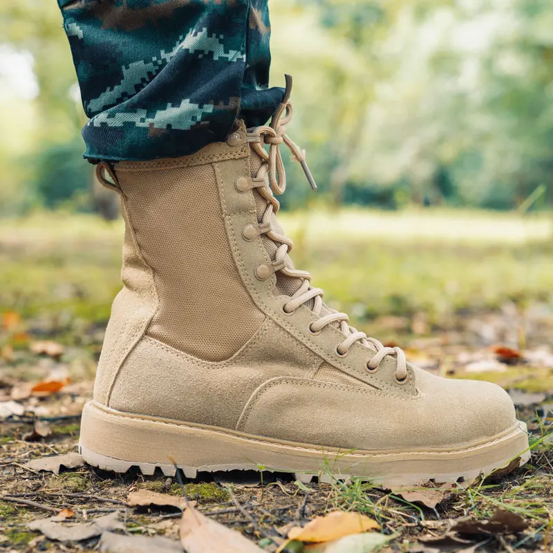 Rubber Sole Brown Combat Desert Boots Us Army Green Boot Tactical Beige Men Boots