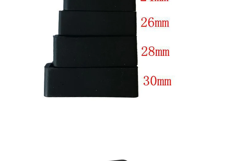 Gummi Silikon Uhr Band Keeper Halter Schleife 16mm 18mm 20mm 22mm 24mm 26mm strap Ring Zubehör Armband Neue 2-10PCS – Detail 7