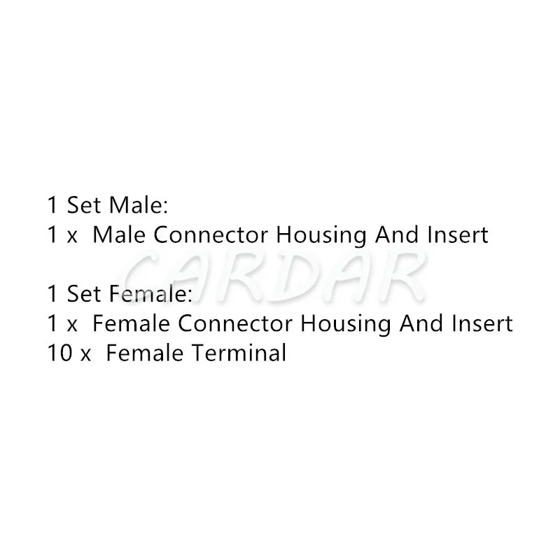 1 Set 10 Pin IL-AG5-10S-S3C1 Auto Radio Module Harness Connector PCB Socket AC Assembly For Honda