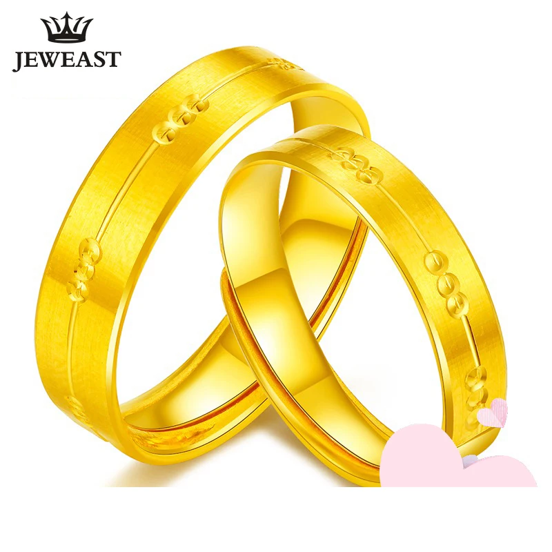 XXX 24K Pure Gold Ring Real AU 999 Solid Gold Rings Good Shiny Glossy Upscale Trendy Classic Party Fine Jewelry Hot Sell New