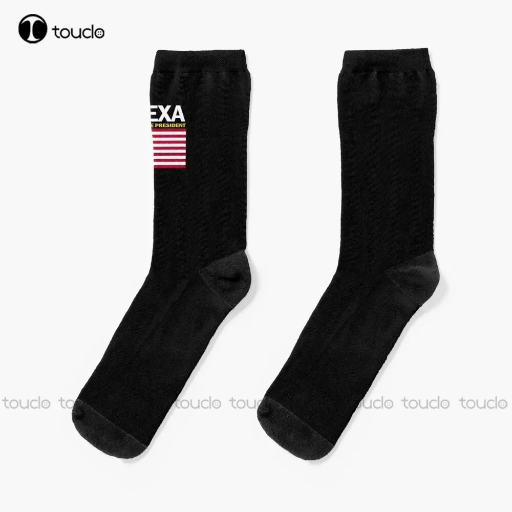 

New Alexa Change The President Politics Gifts Design Classic Socks Slipper Socks Men Personalized Custom Unisex Adult Socks