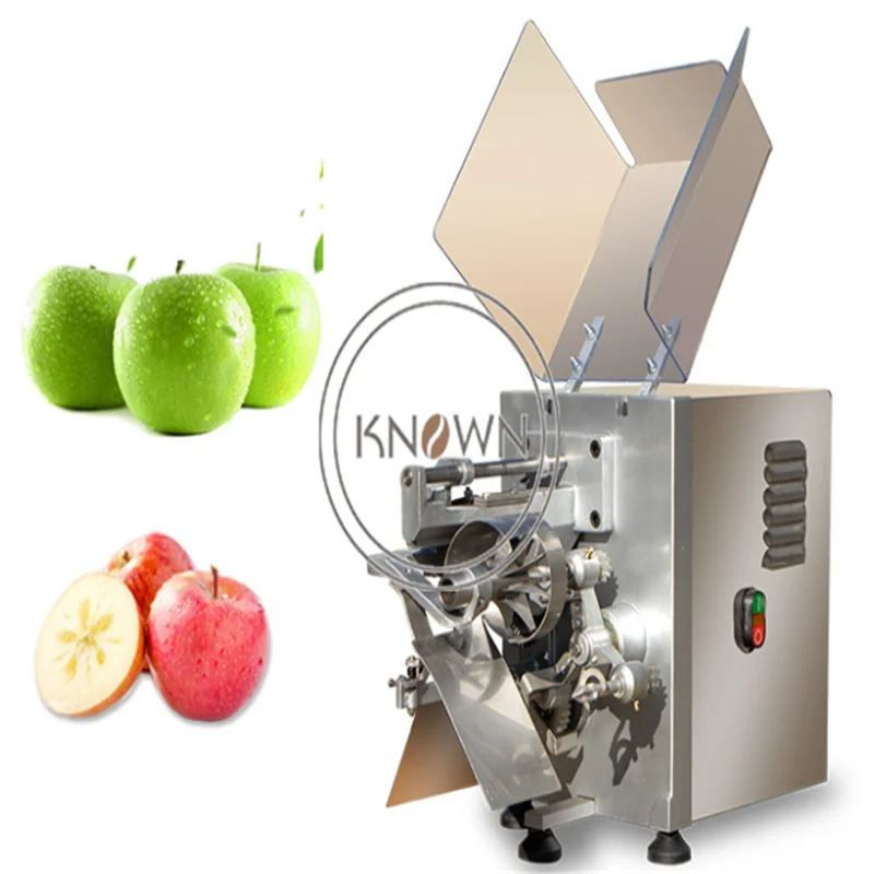 

200kg/h Electric Commercial Apple Peeler Corer Slicer Cutter Machinery Apple Coring Cutting Machine