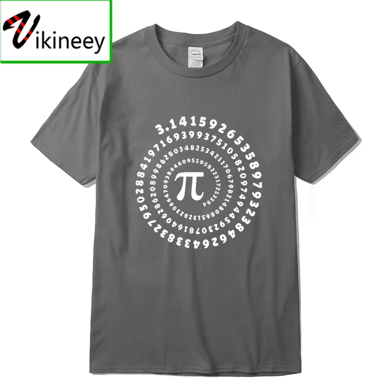 Mens T-shirt 100% cotton short sleeve Mathematical geometry printed men Tshirt o-neck street style cool Funny loose T-shirt