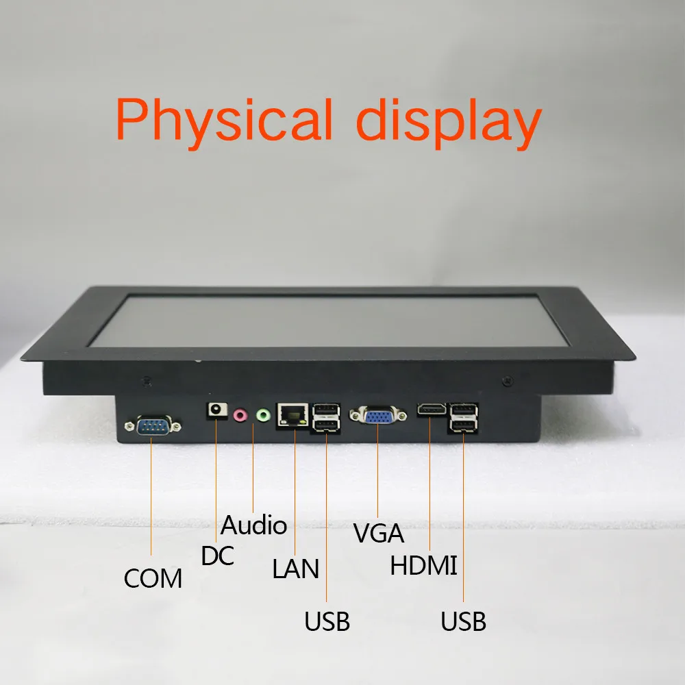 

17 inch capacitive touch screen all in one industrial panel pc with J1800 CPU