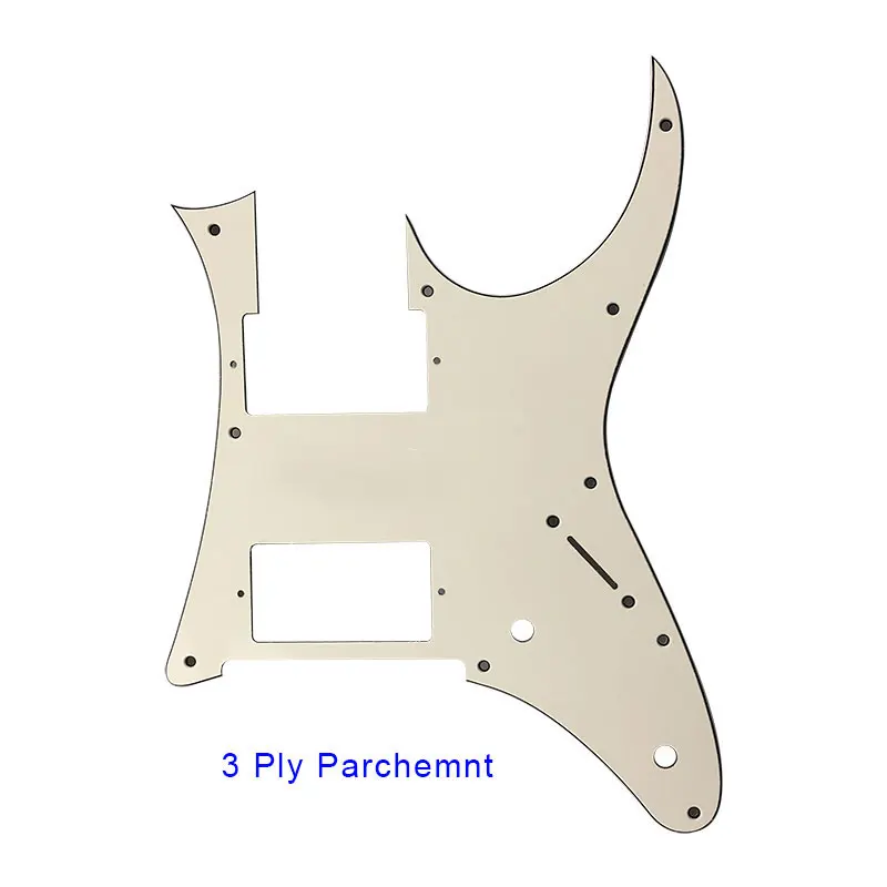 Xinyue Guitar Parts - For 10 Hole Screws MIJ Ibanez RG750 Guitar Pickguard Humbucker HH Pickup Scratch Plate,Many Colors