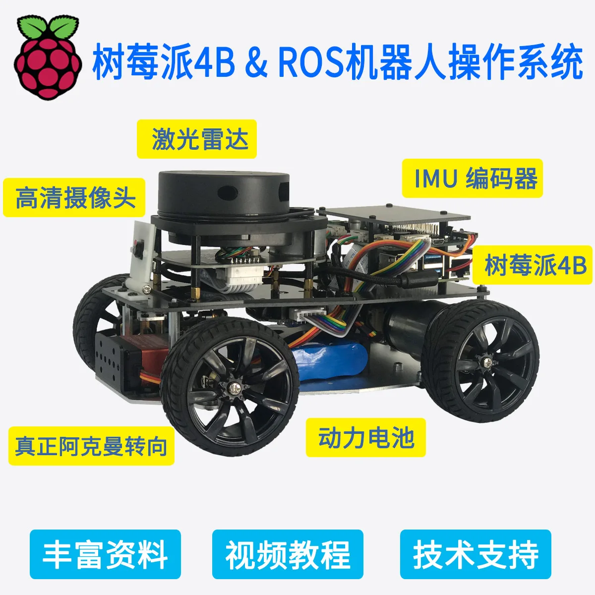 Development of Slam Mapping Navigation Autopilot for Nano Car Ackerman Steering Structure ROS Robot Car