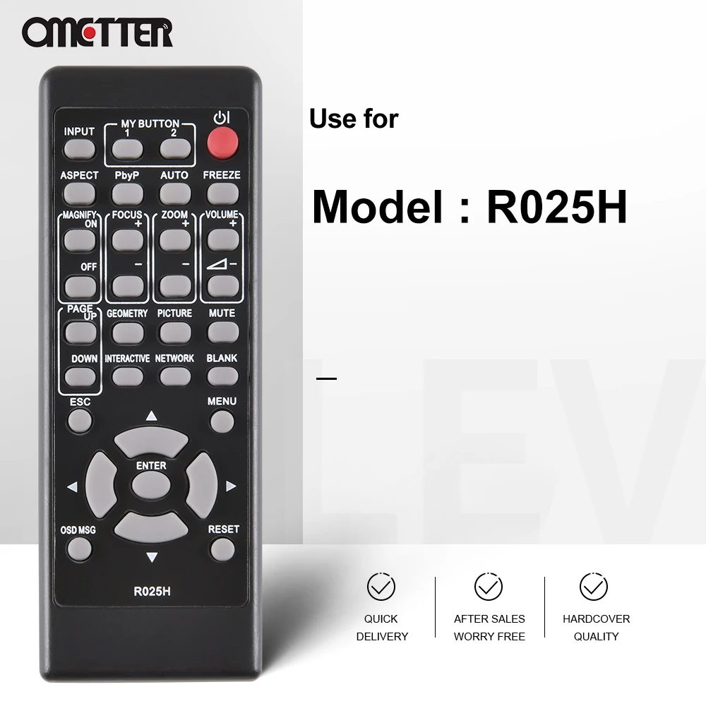 Brand New R025H para Hitachi Projetor Controle Remoto CP-X5555 CP-X5550 CP-WX5505 CP-EW5001WN CP-EX3051WN LP-AW4001 LP-AW3