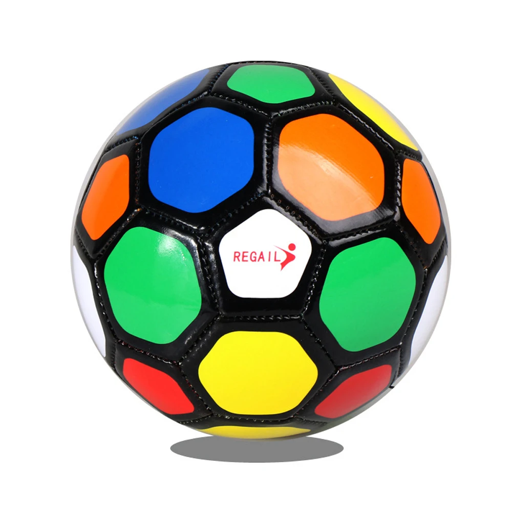 Ballon de football en PU pour enfants, taille 2, ballon d\'entraînement pour garçons, ballon de football pour filles, équipement de plein air, 15cm