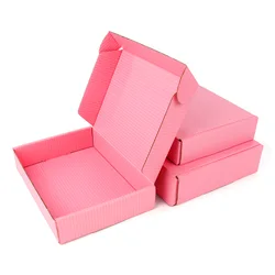 5pcs/10pcs/pink gift box corrugated clothing general transport packaging small carton