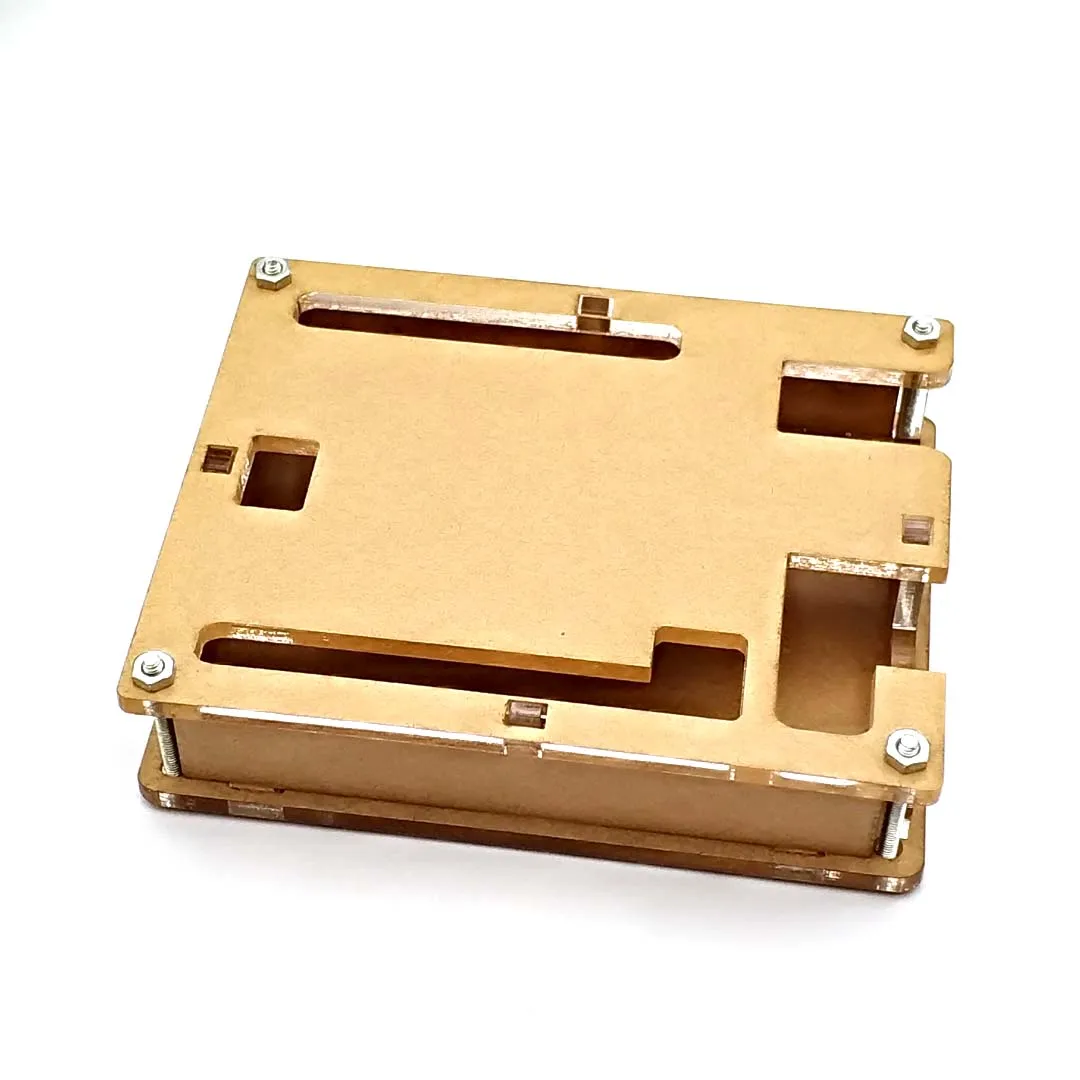 Uno R3 Case Enclosure กล่องอะคริลิคใสฝาครอบสําหรับ Arduino UNO R3 กรณี