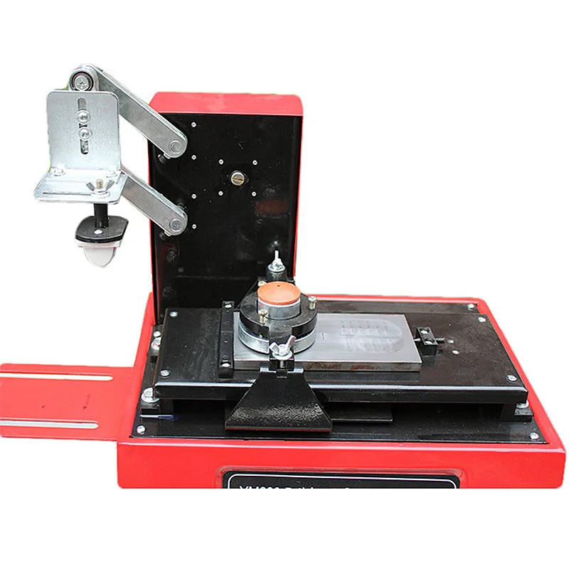 Electric Sealed Ink Cup Pad Printer Date Number Logo Printing Machine Desktop Ink Printer Heat Printing Machine YM600-B