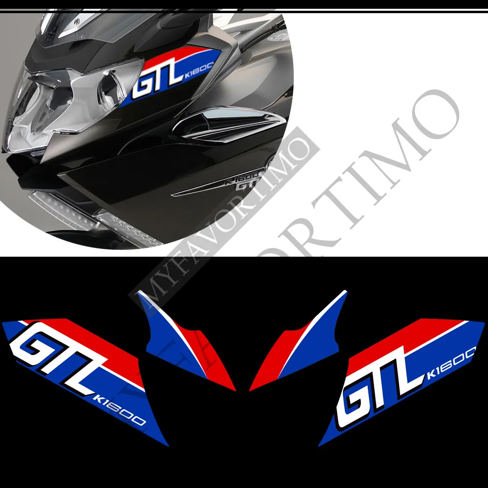 Motorcycle Stickers For BMW K1600GTL K1600 K 1600 GTL Tank Pad Protection Fairing Fender Emblem Logo Cases Luggage Trunk