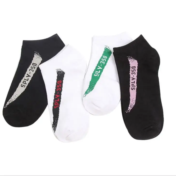 4 pairs/box Socks Summer Women 350 style Socks Sweat Breathable Sock High Quality Cotton Shallow Mouth Girl Socks Box