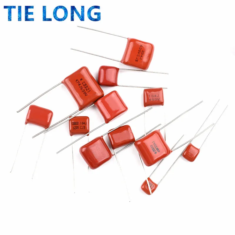 10PCS 63V 100V 250V 400V 450V 630V 2000V CBB Polypropylene film capacitor 101 103 104 105 125J 221 222 223 224 225 332 333 334