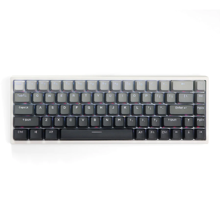 JKDK KeyCaps Set Side Print Backlit 68 84 96 104 Key Standard ANSI Shine through Legends PBT OEM Profile for Mechanical keyboard